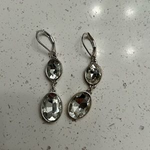 Dangle gemstone earrings